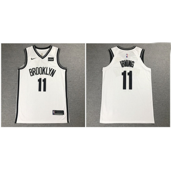 Nets 11 Kyrie Irving White Nike Authentic Jersey Nets 11 Kyrie Irving White Nike Authentic Jersey