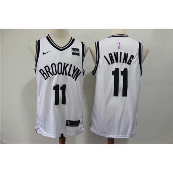 Nets 11 Kyrie Irving White Nike Swingman Jersey Nets 11 Kyrie Irving White Nike Swingman Jersey