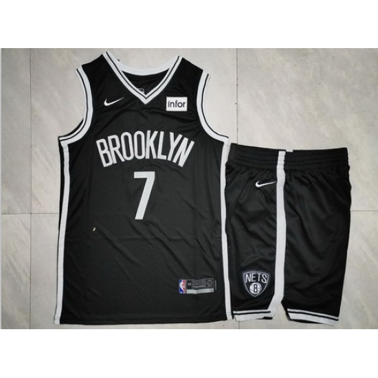 Nets 7 Kevin Durant Black Nike Swingman Jersey 28With Shorts Nets 7 Kevin Durant Black Nike Swingman Jersey 28With Shorts