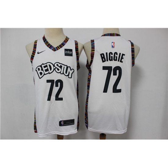 Nets 72 Biggie White 2020 City Edition Nike Swingman Jersey Nets 72 Biggie White 2020 City Edition Nike Swingman Jersey