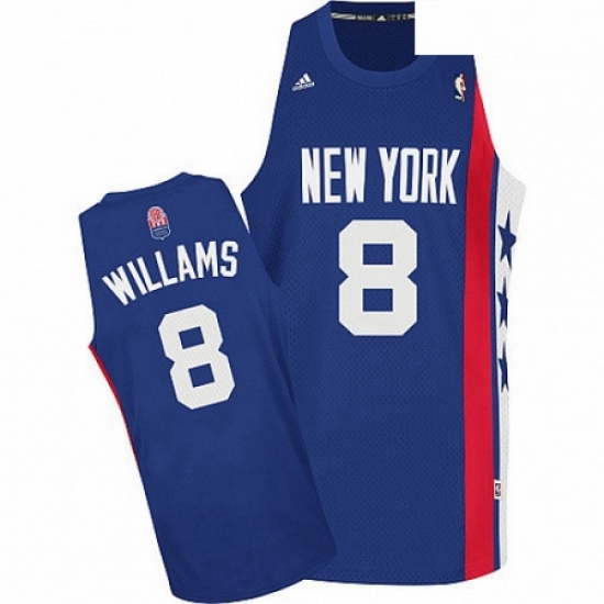 Nets 8 Deron Williams Blue ABA Hardwood Classic Stitched NBA Jersey Nets 8 Deron Williams Blue ABA Hardwood Classic Stitched NBA Jersey