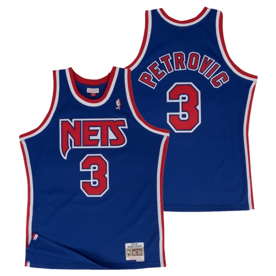 New Jersey Nets Drazen Petrovic Hardwood Classics Jersey New Jersey Nets Drazen Petrovic Hardwood Classics Jersey