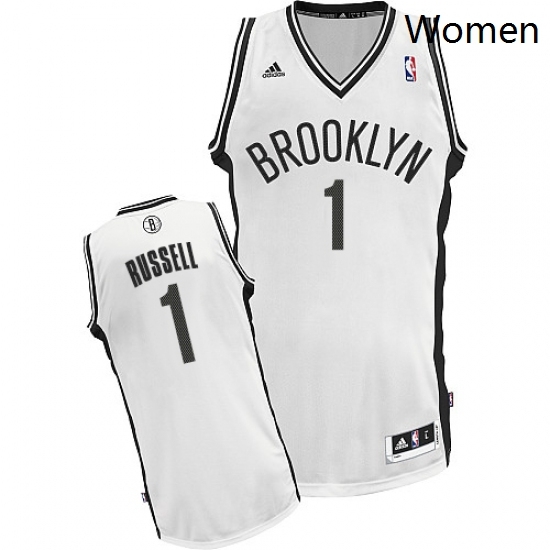 Womens Adidas Brooklyn Nets 1 DAngelo Russell Swingman White Home NBA Jersey Womens Adidas Brooklyn Nets 1 DAngelo Russell Swingman White Home NBA Jersey