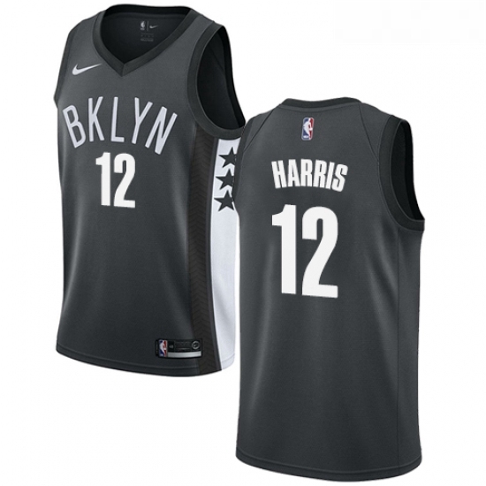 Womens Nike Brooklyn Nets 12 Joe Harris Swingman Gray NBA Jersey Statement Edition Womens Nike Brooklyn Nets 12 Joe Harris Swingman Gray NBA Jersey Statement Edition