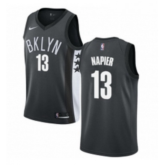 Womens Nike Brooklyn Nets 13 Shabazz Napier Swingman Gray NBA Jersey Statement Edition Womens Nike Brooklyn Nets 13 Shabazz Napier Swingman Gray NBA Jersey Statement Edition