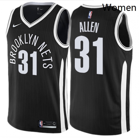 Womens Nike Brooklyn Nets 31 Jarrett Allen Swingman Black NBA Jersey City Edition Womens Nike Brooklyn Nets 31 Jarrett Allen Swingman Black NBA Jersey City Edition