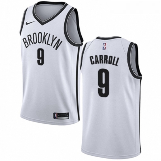 Womens Nike Brooklyn Nets 9 DeMarre Carroll Authentic White NBA Jersey Association Edition Womens Nike Brooklyn Nets 9 DeMarre Carroll Authentic White NBA Jersey Association Edition