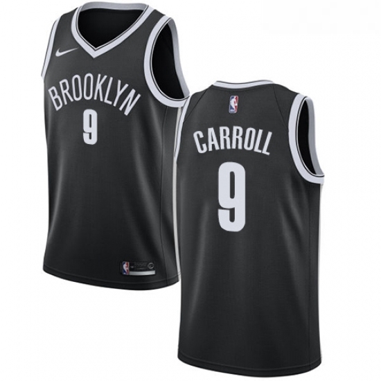 Womens Nike Brooklyn Nets 9 DeMarre Carroll Swingman Black Road NBA Jersey Icon Edition Womens Nike Brooklyn Nets 9 DeMarre Carroll Swingman Black Road NBA Jersey Icon Edition