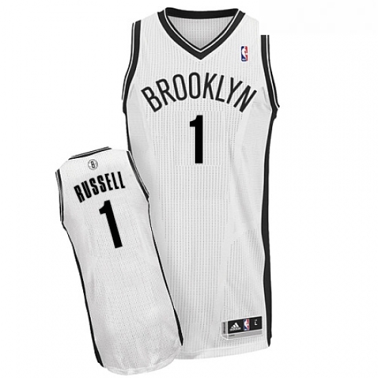 Youth Adidas Brooklyn Nets 1 DAngelo Russell Authentic White Home NBA Jersey Youth Adidas Brooklyn Nets 1 DAngelo Russell Authentic White Home NBA Jersey