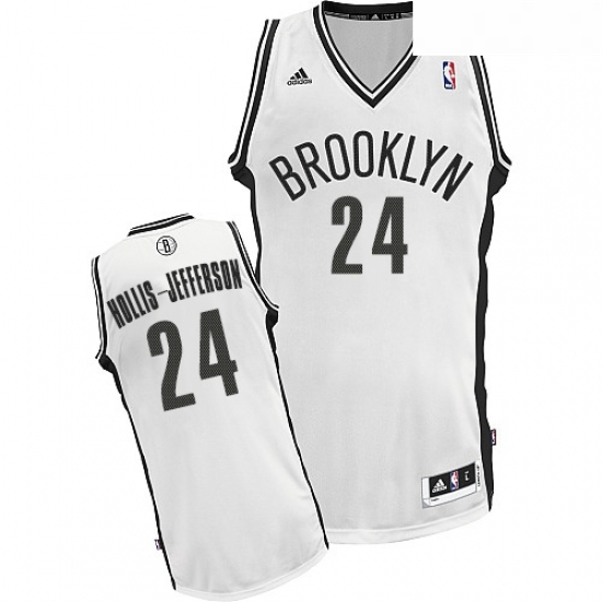 Youth Adidas Brooklyn Nets 24 Rondae Hollis Jefferson Swingman White Home NBA Jersey Youth Adidas Brooklyn Nets 24 Rondae Hollis Jefferson Swingman White Home NBA Jersey