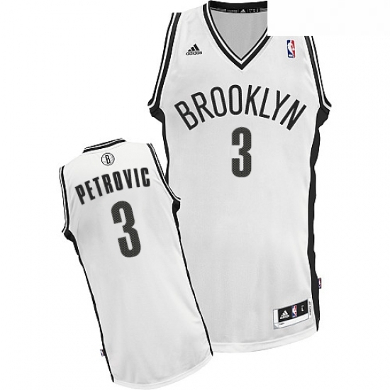 Youth Adidas Brooklyn Nets 3 Drazen Petrovic Swingman White Home NBA Jersey Youth Adidas Brooklyn Nets 3 Drazen Petrovic Swingman White Home NBA Jersey