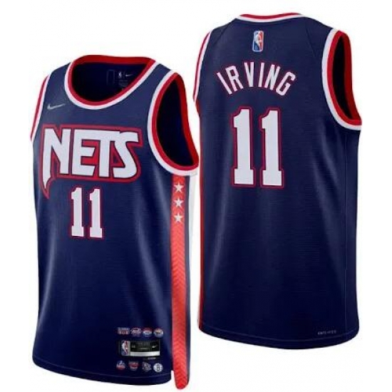 Youth Brooklyn Nets Kevin Irving #11 Blue 75TH Anniversary jersey Youth Brooklyn Nets Kevin Irving #11 Blue 75TH Anniversary jersey