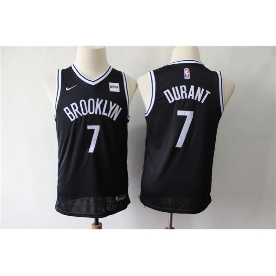 Youth Nets 7 Kevin Durant Black Youth Nike Swingman Jersey Youth Nets 7 Kevin Durant Black Youth Nike Swingman Jersey