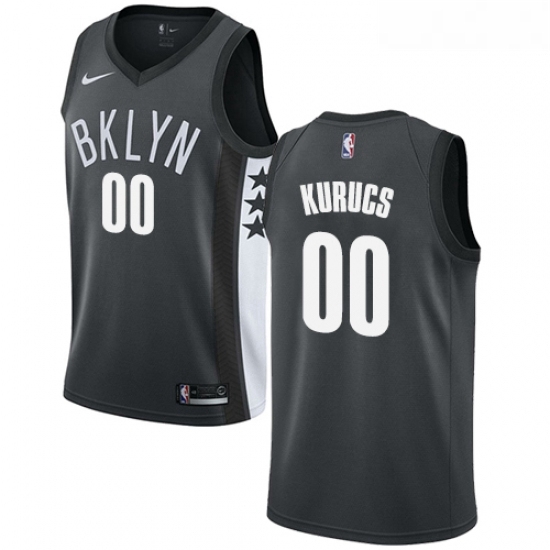 Youth Nike Brooklyn Nets 00 Rodions Kurucs Swingman Gray NBA Jersey Statement Edition Youth Nike Brooklyn Nets 00 Rodions Kurucs Swingman Gray NBA Jersey Statement Edition