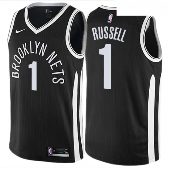 Youth Nike Brooklyn Nets 1 DAngelo Russell Swingman Black NBA Jersey City Edition Youth Nike Brooklyn Nets 1 DAngelo Russell Swingman Black NBA Jersey City Edition