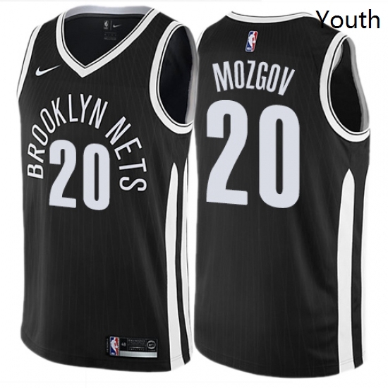 Youth Nike Brooklyn Nets 20 Timofey Mozgov Swingman Black NBA Jersey City Edition Youth Nike Brooklyn Nets 20 Timofey Mozgov Swingman Black NBA Jersey City Edition