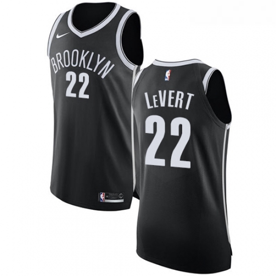 Youth Nike Brooklyn Nets 22 Caris LeVert Authentic Black Road NBA Jersey Icon Edition Youth Nike Brooklyn Nets 22 Caris LeVert Authentic Black Road NBA Jersey Icon Edition