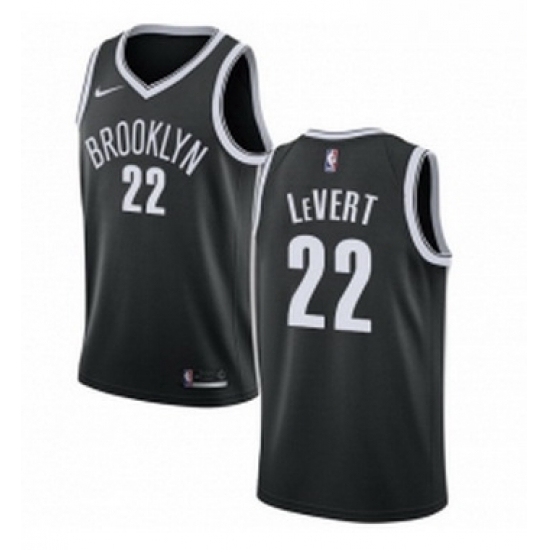 Youth Nike Brooklyn Nets 22 Caris LeVert Swingman Black Road NBA Jersey Icon Edition Youth Nike Brooklyn Nets 22 Caris LeVert Swingman Black Road NBA Jersey Icon Edition