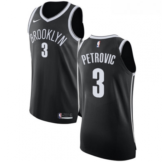 Youth Nike Brooklyn Nets 3 Drazen Petrovic Authentic Black Road NBA Jersey Icon Edition Youth Nike Brooklyn Nets 3 Drazen Petrovic Authentic Black Road NBA Jersey Icon Edition