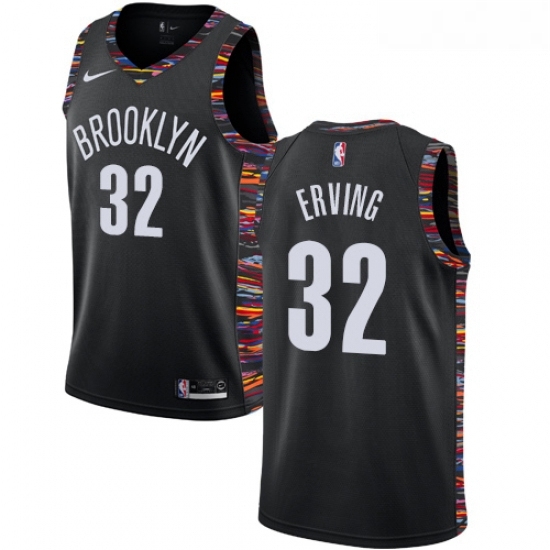 Youth Nike Brooklyn Nets 32 Julius Erving Swingman Black NBA Jersey 2018 19 City Edition Youth Nike Brooklyn Nets 32 Julius Erving Swingman Black NBA Jersey 2018 19 City Edition