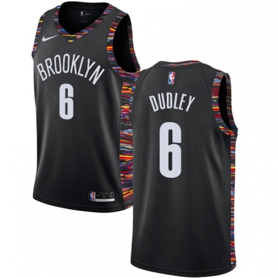 Youth Nike Brooklyn Nets 6 Jared Dudley Swingman Black NBA Jersey 2018 19 City Edition Youth Nike Brooklyn Nets 6 Jared Dudley Swingman Black NBA Jersey 2018 19 City Edition