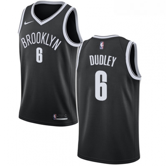 Youth Nike Brooklyn Nets 6 Jared Dudley Swingman Black NBA Jersey Icon Edition Youth Nike Brooklyn Nets 6 Jared Dudley Swingman Black NBA Jersey Icon Edition