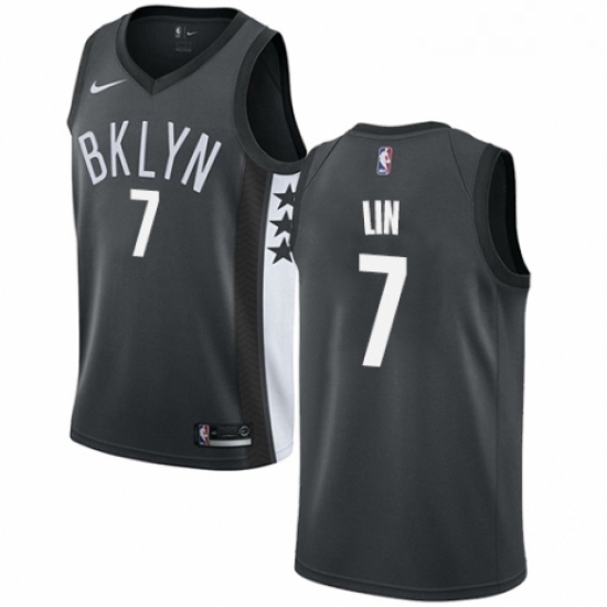 Youth Nike Brooklyn Nets 7 Jeremy Lin Swingman Gray NBA Jersey Statement Edition Youth Nike Brooklyn Nets 7 Jeremy Lin Swingman Gray NBA Jersey Statement Edition