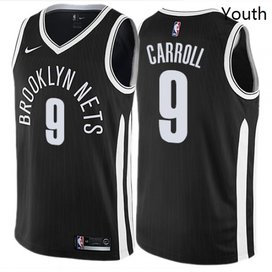 Youth Nike Brooklyn Nets 9 DeMarre Carroll Swingman Black NBA Jersey City Edition Youth Nike Brooklyn Nets 9 DeMarre Carroll Swingman Black NBA Jersey City Edition