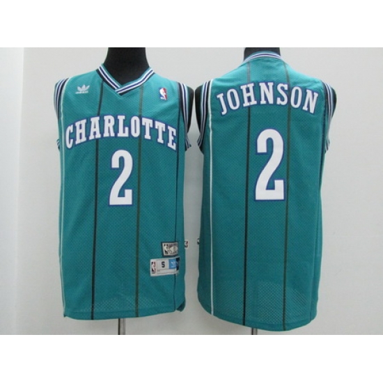 Hornets 2 Larry Johnson Teal Hardwood Classics Jersey Hornets 2 Larry Johnson Teal Hardwood Classics Jersey
