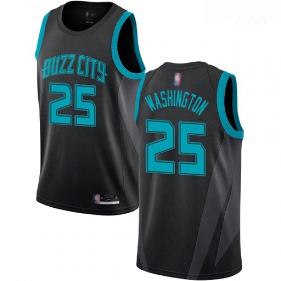 Hornets #25 PJ Washington Black Basketball Jordan Swingman City Edition 2018 19 Jersey Hornets #25 PJ Washington Black Basketball Jordan Swingman City Edition 2018 19 Jersey