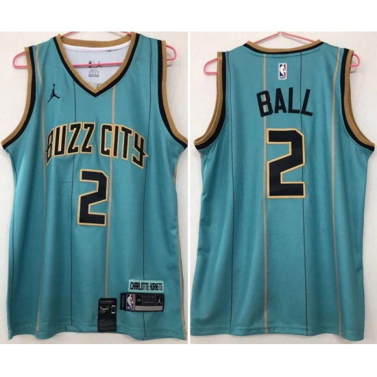 Men Charlotte Hornets 2 LaMelo Ball Teal 2020 21 City Edition Swingman jersey Men Charlotte Hornets 2 LaMelo Ball Teal 2020 21 City Edition Swingman jersey