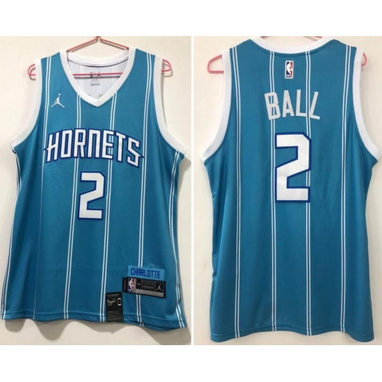 Men Charlotte Hornets 2 LaMelo Ball Teal Icon Edition Swingman jersey Men Charlotte Hornets 2 LaMelo Ball Teal Icon Edition Swingman jersey