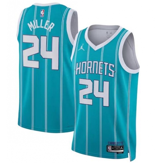 Men Charlotte Hornets Brandon Miller #24 City Edition Stitched NBA Jersey Men Charlotte Hornets Brandon Miller #24 City Edition Stitched NBA Jersey