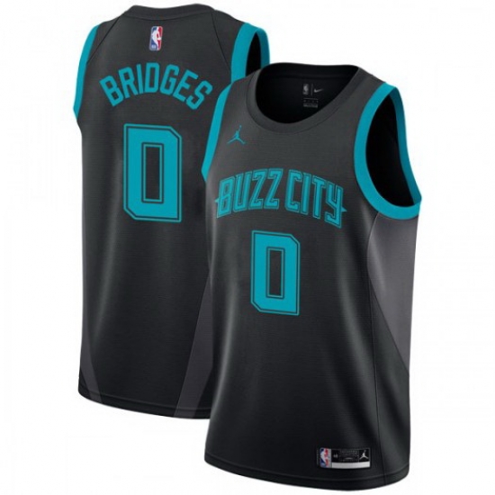 Men Nike Charlotte Hornets 0 Miles Bridges Black NBA Jordan Swingman City Edition 2018 19 Jersey Men Nike Charlotte Hornets 0 Miles Bridges Black NBA Jordan Swingman City Edition 2018 19 Jersey