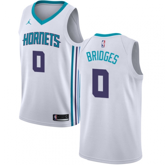 Nike Hornets #0 Miles Bridges White NBA Jordan Swingman Association Edition Jersey Nike Hornets #0 Miles Bridges White NBA Jordan Swingman Association Edition Jersey