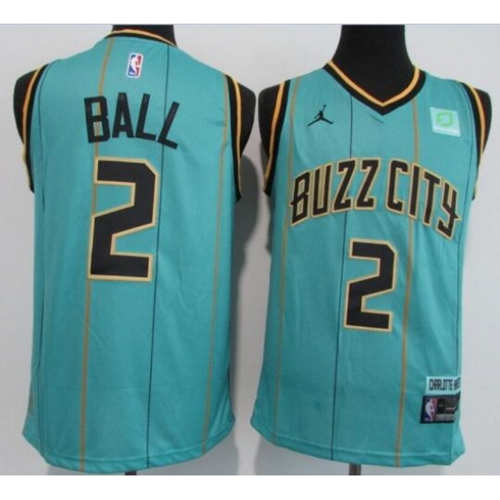 Youth Charlotte Hornets 2 LaMelo Ball Teal 2020 21 City Edition Swingman Jersey Youth Charlotte Hornets 2 LaMelo Ball Teal 2020 21 City Edition Swingman Jersey