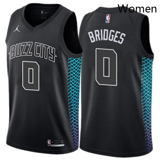 Womens Nike Jordan Charlotte Hornets 0 Miles Bridges Swingman Black NBA Jersey City Edition Womens Nike Jordan Charlotte Hornets 0 Miles Bridges Swingman Black NBA Jersey City Edition