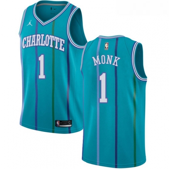 Womens Nike Jordan Charlotte Hornets 1 Malik Monk Swingman Aqua Hardwood Classics NBA Jersey Womens Nike Jordan Charlotte Hornets 1 Malik Monk Swingman Aqua Hardwood Classics NBA Jersey