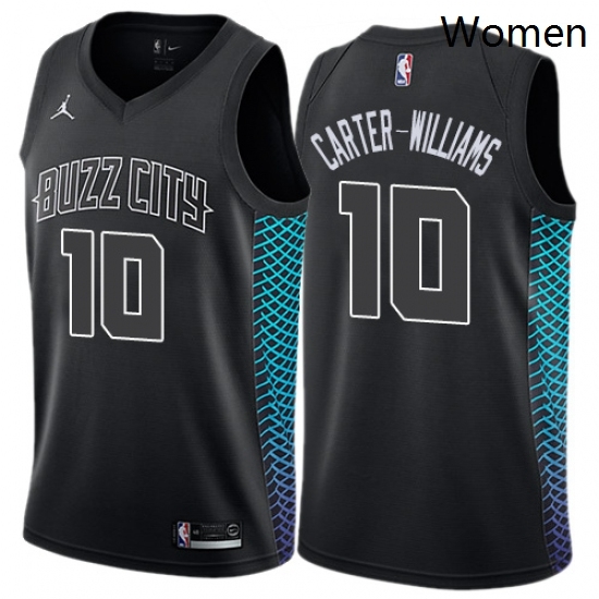 Womens Nike Jordan Charlotte Hornets 10 Michael Carter Williams Swingman Black NBA Jersey City Edition Womens Nike Jordan Charlotte Hornets 10 Michael Carter Williams Swingman Black NBA Jersey City Edition