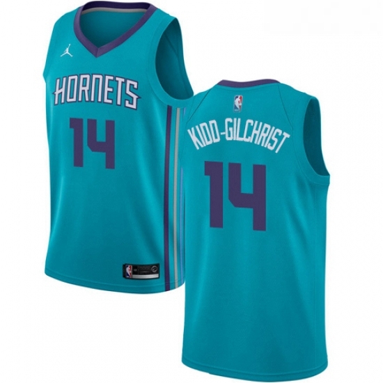 Womens Nike Jordan Charlotte Hornets 14 Michael Kidd Gilchrist Swingman Teal NBA Jersey Icon Edition Womens Nike Jordan Charlotte Hornets 14 Michael Kidd Gilchrist Swingman Teal NBA Jersey Icon Edition