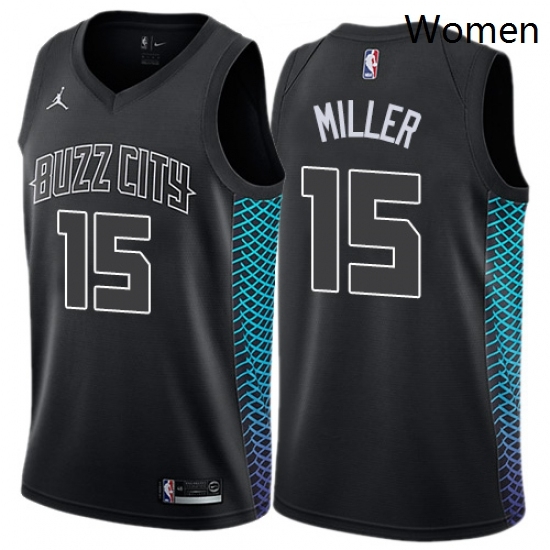 Womens Nike Jordan Charlotte Hornets 15 Percy Miller Swingman Black NBA Jersey City Edition Womens Nike Jordan Charlotte Hornets 15 Percy Miller Swingman Black NBA Jersey City Edition