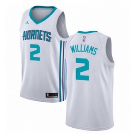 Womens Nike Jordan Charlotte Hornets 2 Marvin Williams Swingman White NBA Jersey Association Edition Womens Nike Jordan Charlotte Hornets 2 Marvin Williams Swingman White NBA Jersey Association Edition