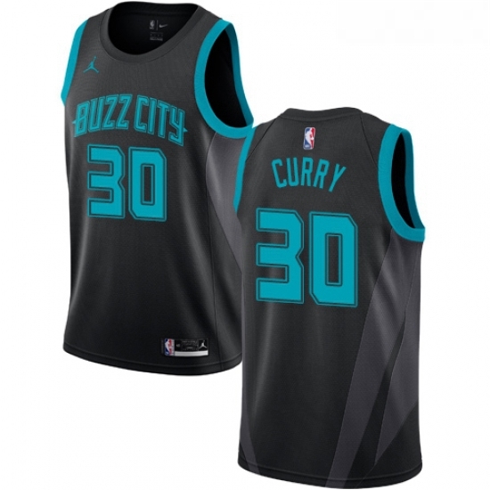Womens Nike Jordan Charlotte Hornets 30 Dell Curry Swingman Black NBA Jersey 2018 19 City Editi Womens Nike Jordan Charlotte Hornets 30 Dell Curry Swingman Black NBA Jersey 2018 19 City Editi