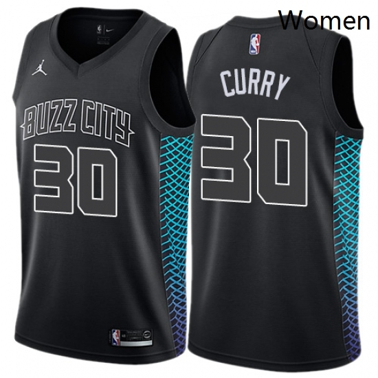 Womens Nike Jordan Charlotte Hornets 30 Dell Curry Swingman Black NBA Jersey City Edition Womens Nike Jordan Charlotte Hornets 30 Dell Curry Swingman Black NBA Jersey City Edition