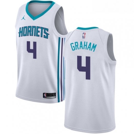 Womens Nike Jordan Charlotte Hornets 4 Devonte Graham Authentic White NBA Jersey Association Edition Womens Nike Jordan Charlotte Hornets 4 Devonte Graham Authentic White NBA Jersey Association Edition