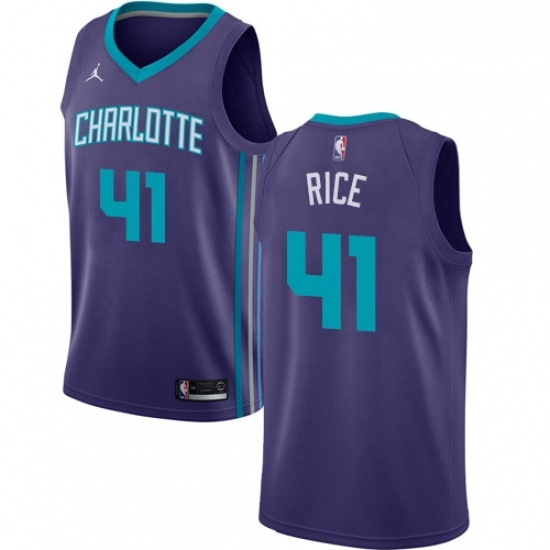 Womens Nike Jordan Charlotte Hornets 41 Glen Rice Authentic Purple NBA Jersey Statement Edition Womens Nike Jordan Charlotte Hornets 41 Glen Rice Authentic Purple NBA Jersey Statement Edition