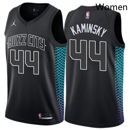 Womens Nike Jordan Charlotte Hornets 44 Frank Kaminsky Swingman Black NBA Jersey City Edition Womens Nike Jordan Charlotte Hornets 44 Frank Kaminsky Swingman Black NBA Jersey City Edition