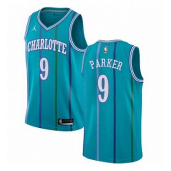 Womens Nike Jordan Charlotte Hornets 9 Tony Parker Swingman Aqua Hardwood Classics NBA Jersey Womens Nike Jordan Charlotte Hornets 9 Tony Parker Swingman Aqua Hardwood Classics NBA Jersey