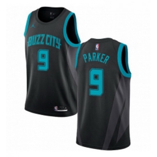 Womens Nike Jordan Charlotte Hornets 9 Tony Parker Swingman Black NBA Jersey 2018 19 City Edition Womens Nike Jordan Charlotte Hornets 9 Tony Parker Swingman Black NBA Jersey 2018 19 City Edition