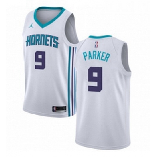 Womens Nike Jordan Charlotte Hornets 9 Tony Parker Swingman White NBA Jersey Association Edition Womens Nike Jordan Charlotte Hornets 9 Tony Parker Swingman White NBA Jersey Association Edition